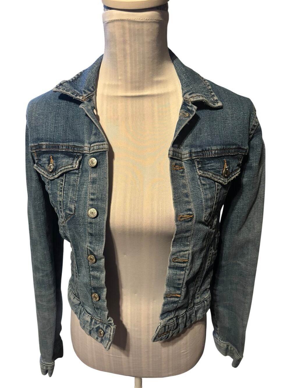 ZARA Denim Jean Jacket Size 5 Juniors